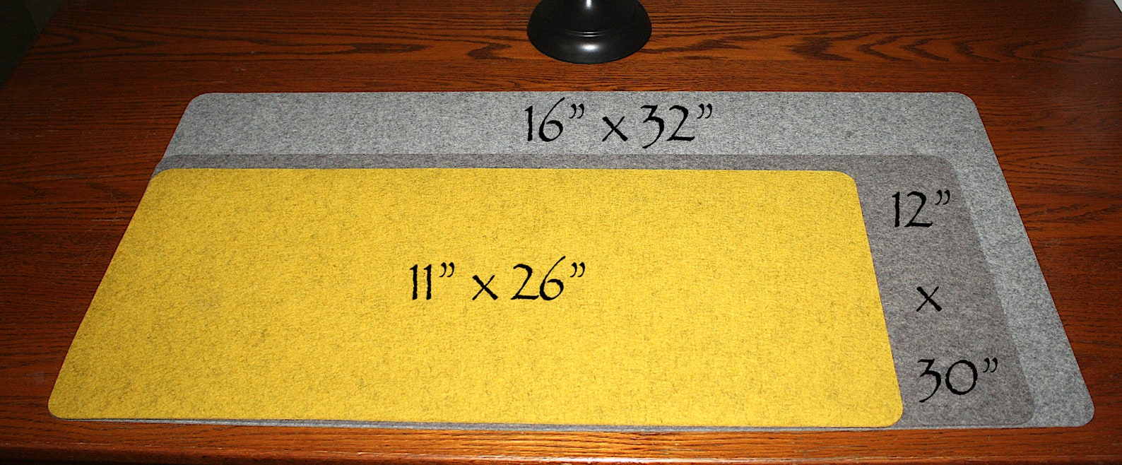 3mm Thick Merino Wool Felt Desk Pad and Laptop Mat Etsy