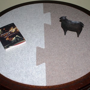 30&quot; Inch Round Merino Wool Felt Pad 5mm Thick