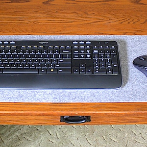 Merino Wool Felt Desk Pad, Laptop and Keyboard Mats 3mm Thick, Environmentally Friendly Gift