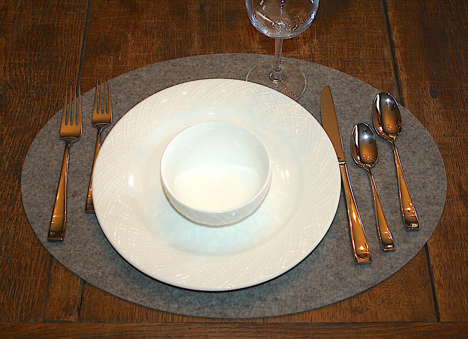 Oval Felt Placemats in 3mm Thick Virgin Merino Wool Large Etsy