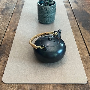 Wool Felt Runner 12 Inch x 36 Inch 5mm Thick Merino Wool Felt Table Runner Modern Minimalist Decor