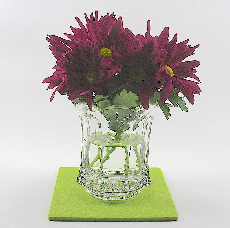5 Square Wool Felt Table Protector Mat 5mm Thick Virgin Etsy