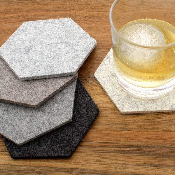 Hexagon Coasters Etsy