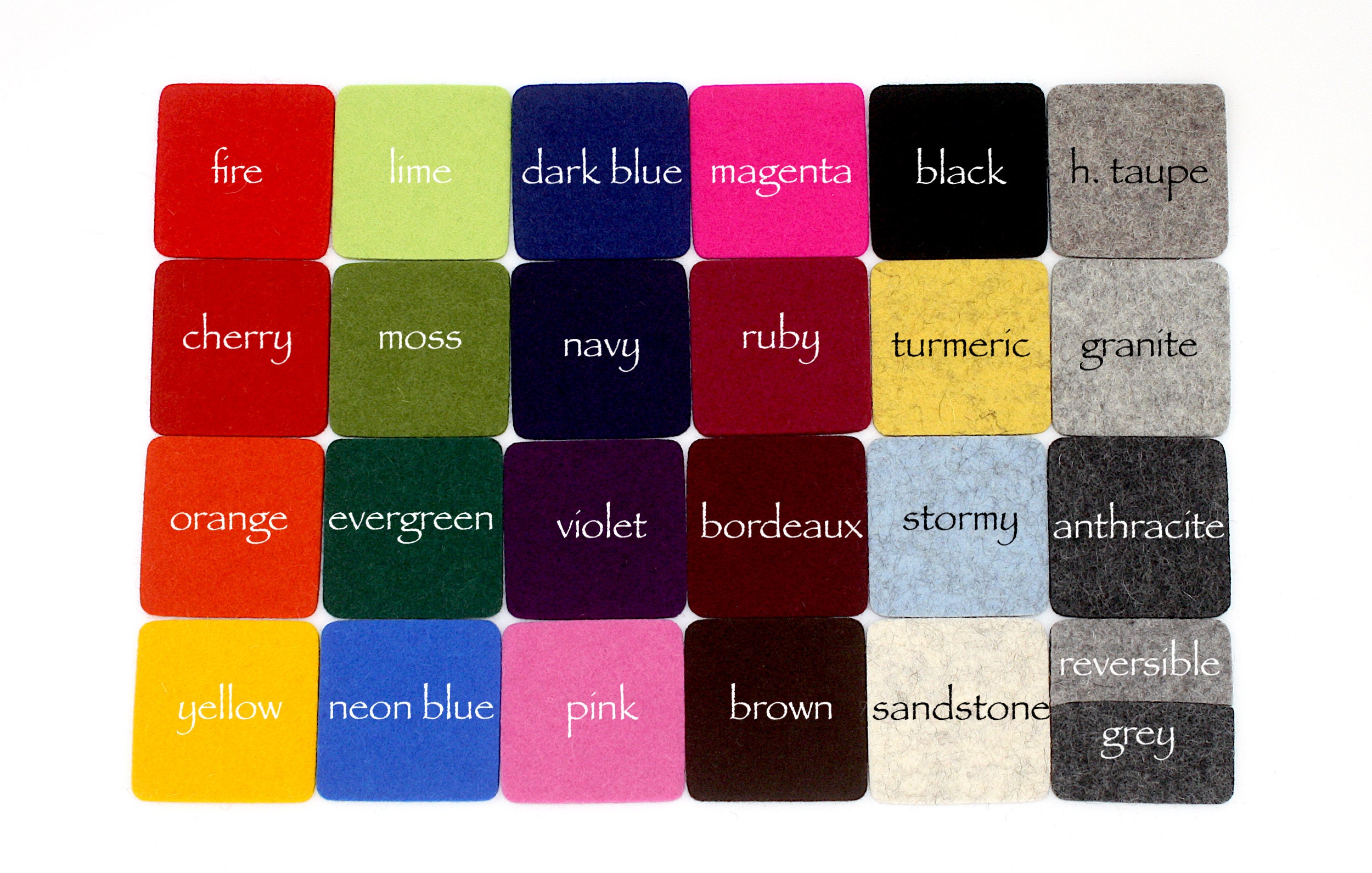 3mm Thick Wool Felt Circles Die Cut Round Felted Dots in Etsy