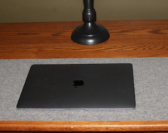 12" x 30" x 3mm Thick Merino Wool Felt Desk and Laptop Pad Father's Day Gift