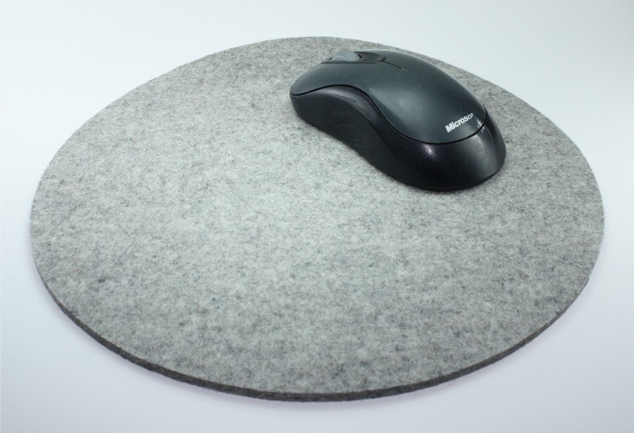 10.5 Mouse Pad Mousepads Round Mouse Pad Felt Mouse Pad Etsy