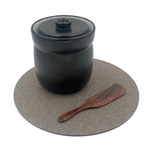 14.75 Inch Round Merino Wool Felt Pad 5mm Thick Circular Mat