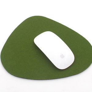 3mm Thick Merino Wool Felt Mousepad Mid Century Modern Retro Design