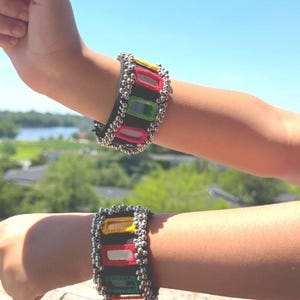 Multicolor Navratri Mirror Bangle (single piece) | Navratri accessories | Indian accessories | Navratri | Indian jewelry | Mirror jewelry