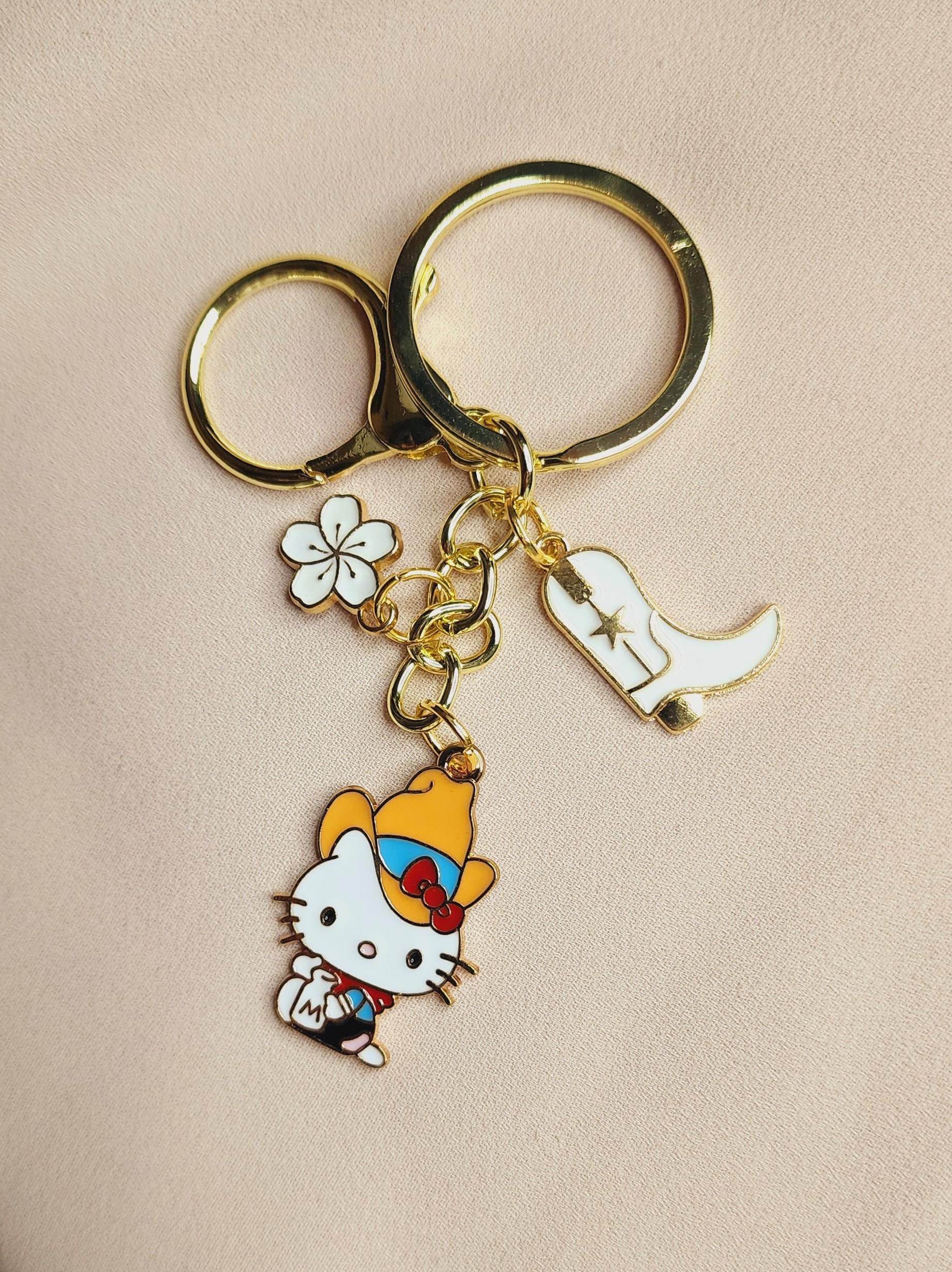 Cowboy Hello Kitty Charm: Rodeo Purse/wallet Accessory - Etsy