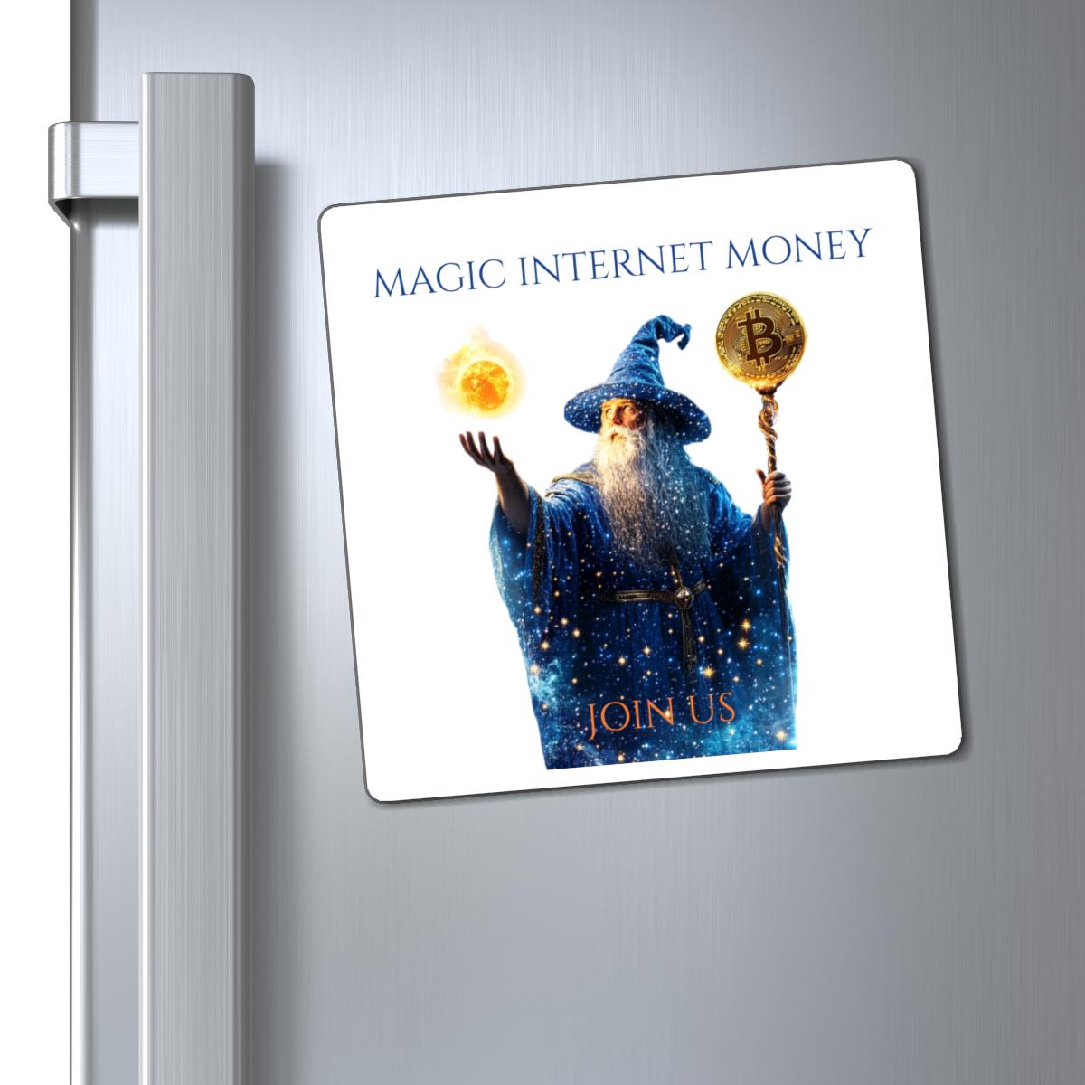 Magic Internet Money Bitcoin Wizard Magnet- Bitcoin BTC, Cryptocurrency  Decor, Blockchain Art, Gift - Etsy