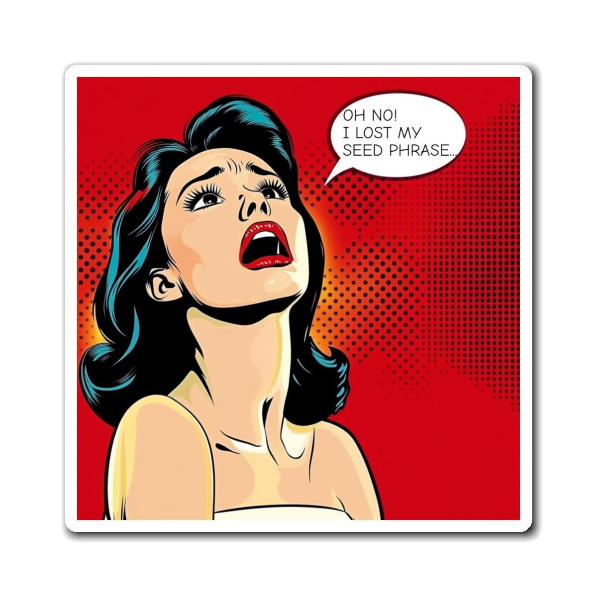 Oh Não! Perdi Meus Ímãs de Seedphrase - Bitcoin BTC, Decoração de  Criptomoeda, Arte Blockchain, Presente - Etsy Portugal