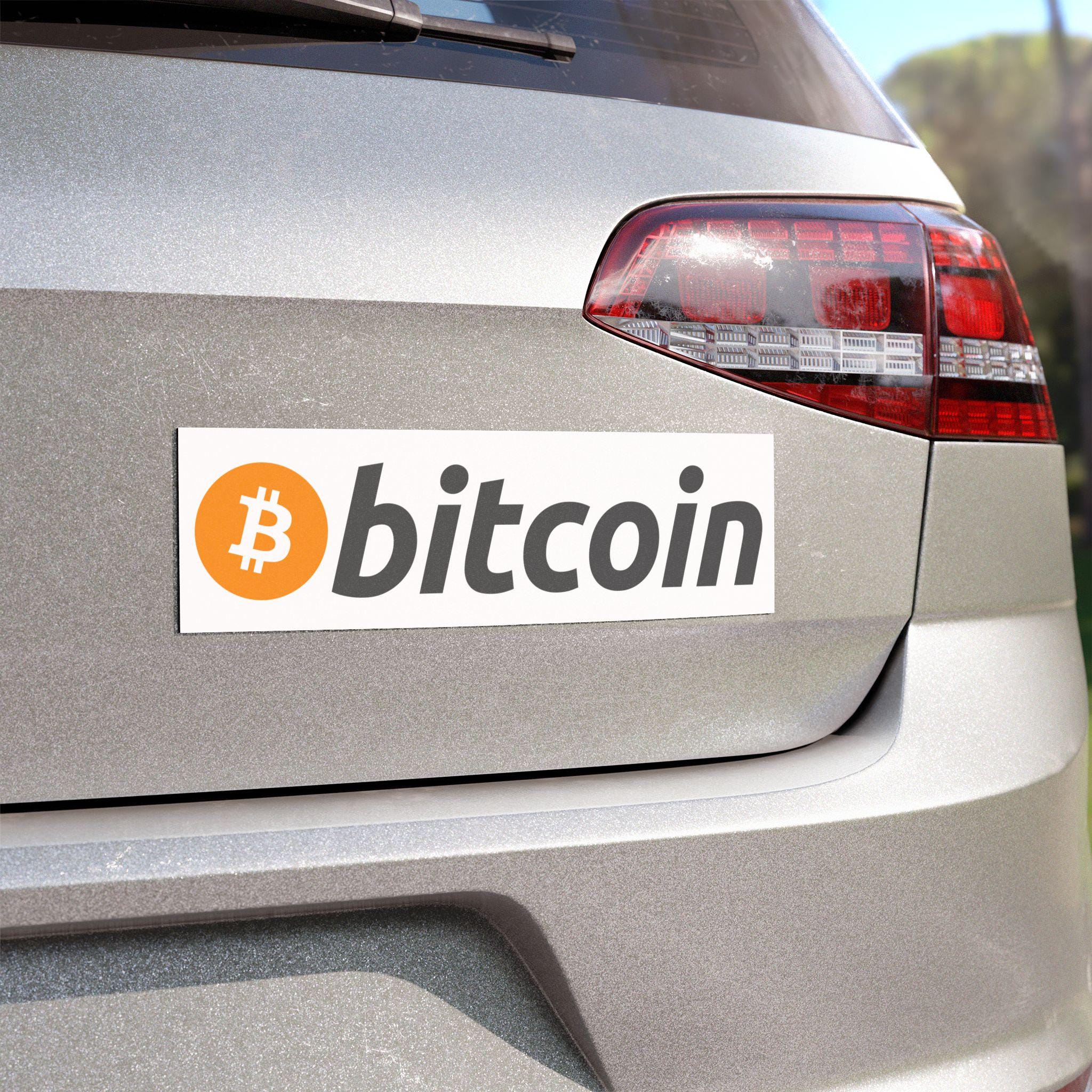 Aimant de voiture avec logo Bitcoin BTC - décoration crypto-monnaie, art de  la blockchain, cadeau - Etsy France