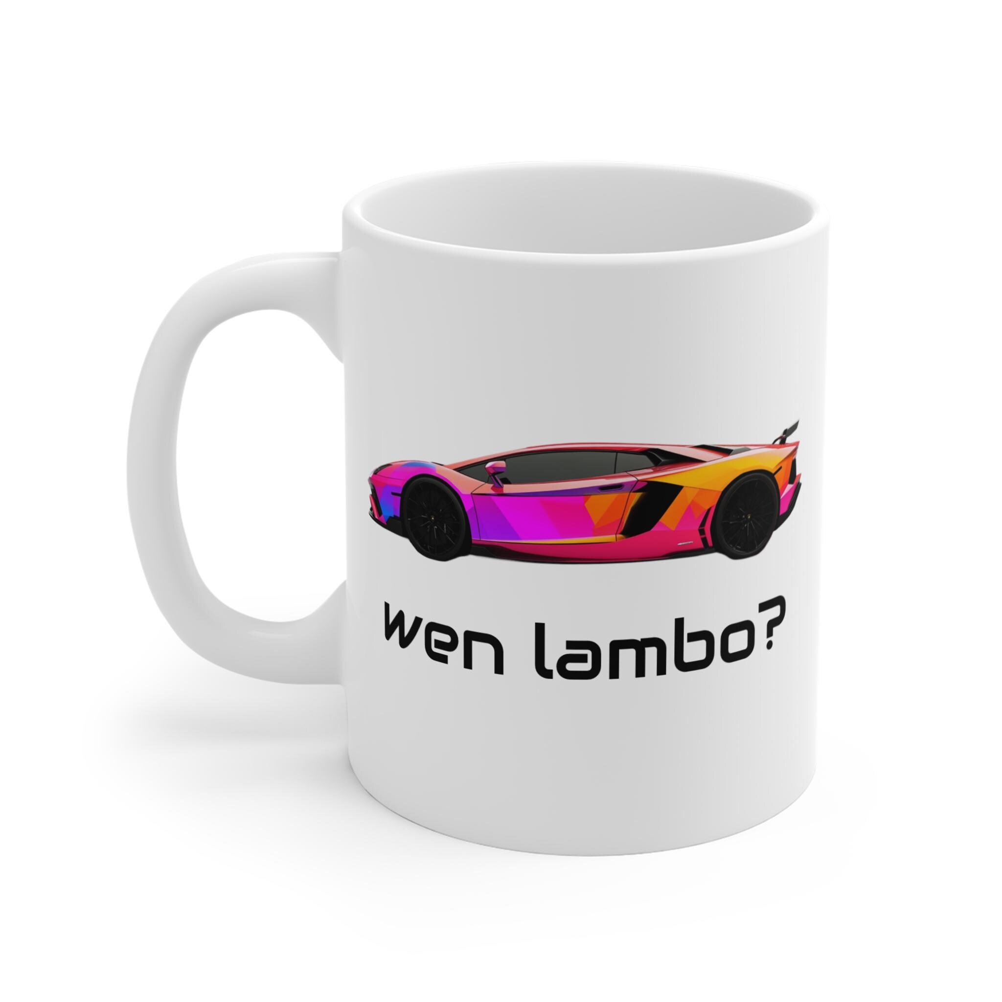 Wen Lambo Mug (11oz) - Bitcoin BTC, Cryptocurrency, Blockchain Art, Humor  Gift - Etsy