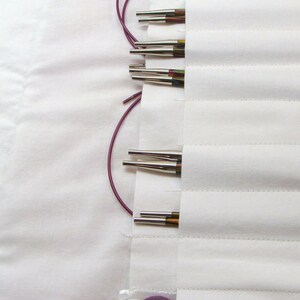 Knitting needle Organizer for Interchangeable needles-Pink image 4