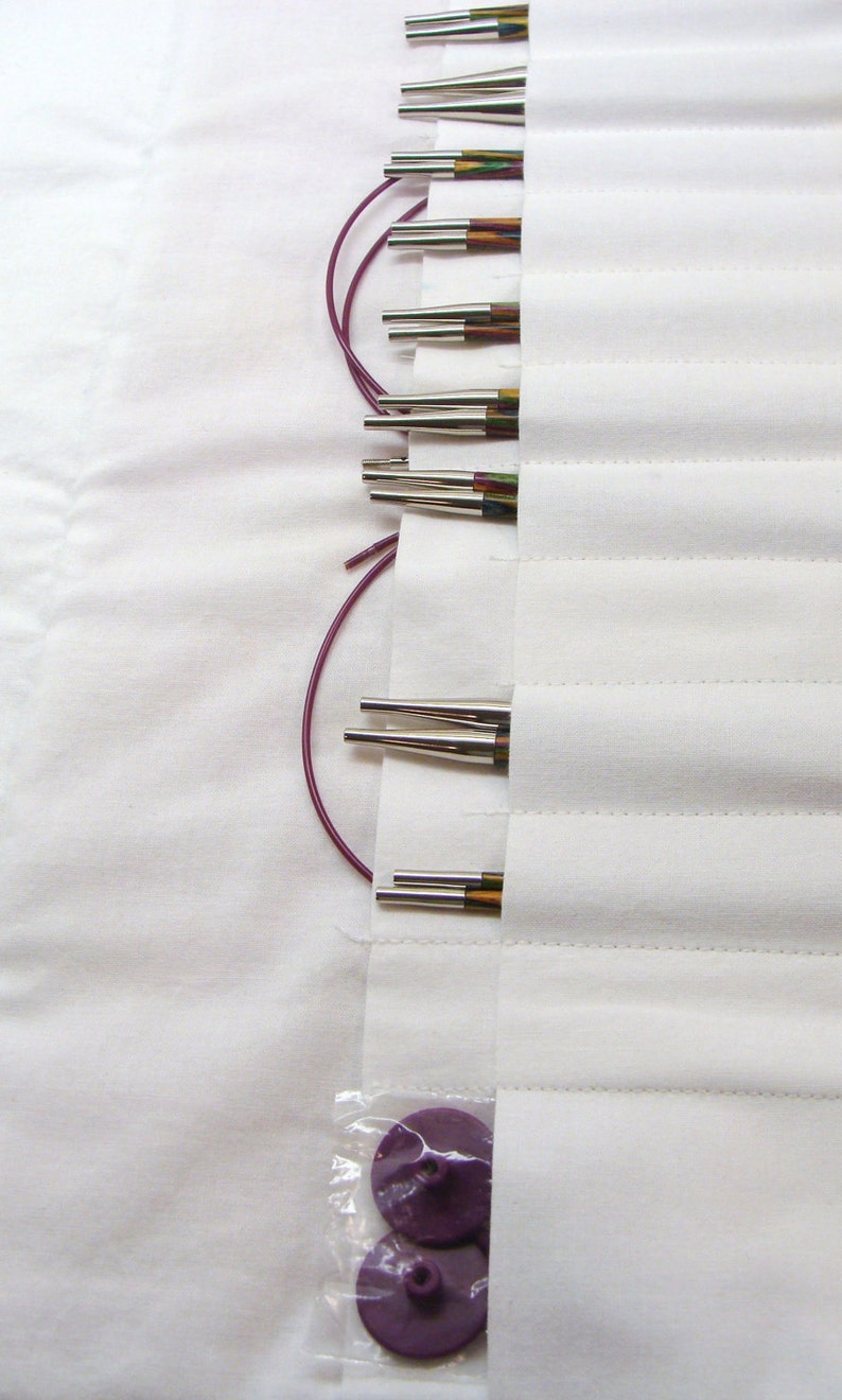 Knitting needle Organizer for Interchangeable needles-Pink image 4