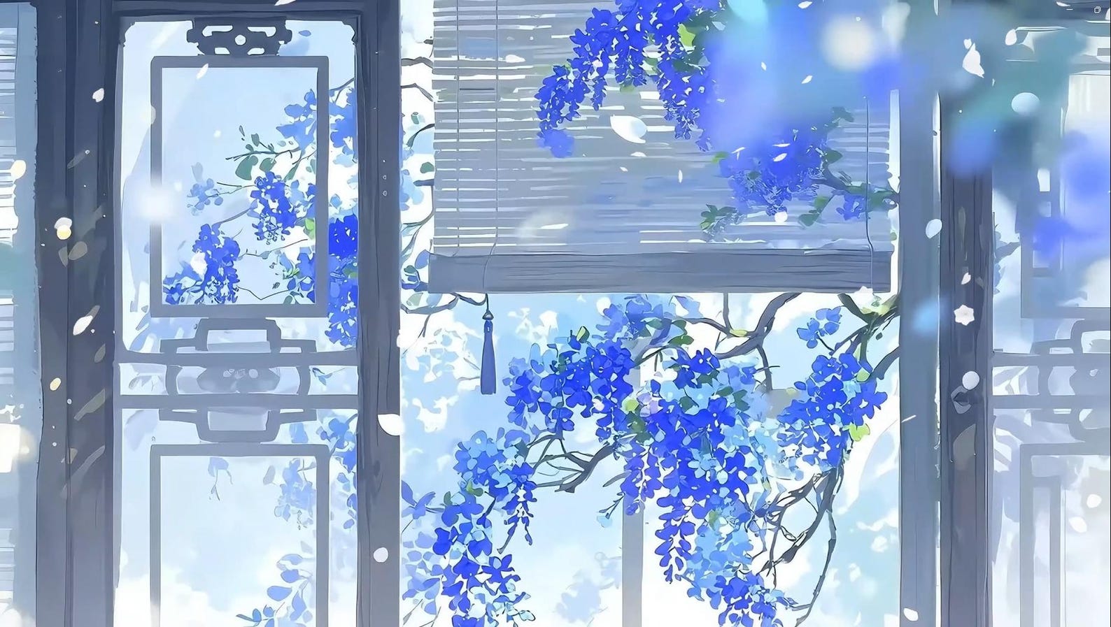 Vtuber Animated Background – Spring Blossom, 2K Looping MP4 - Etsy