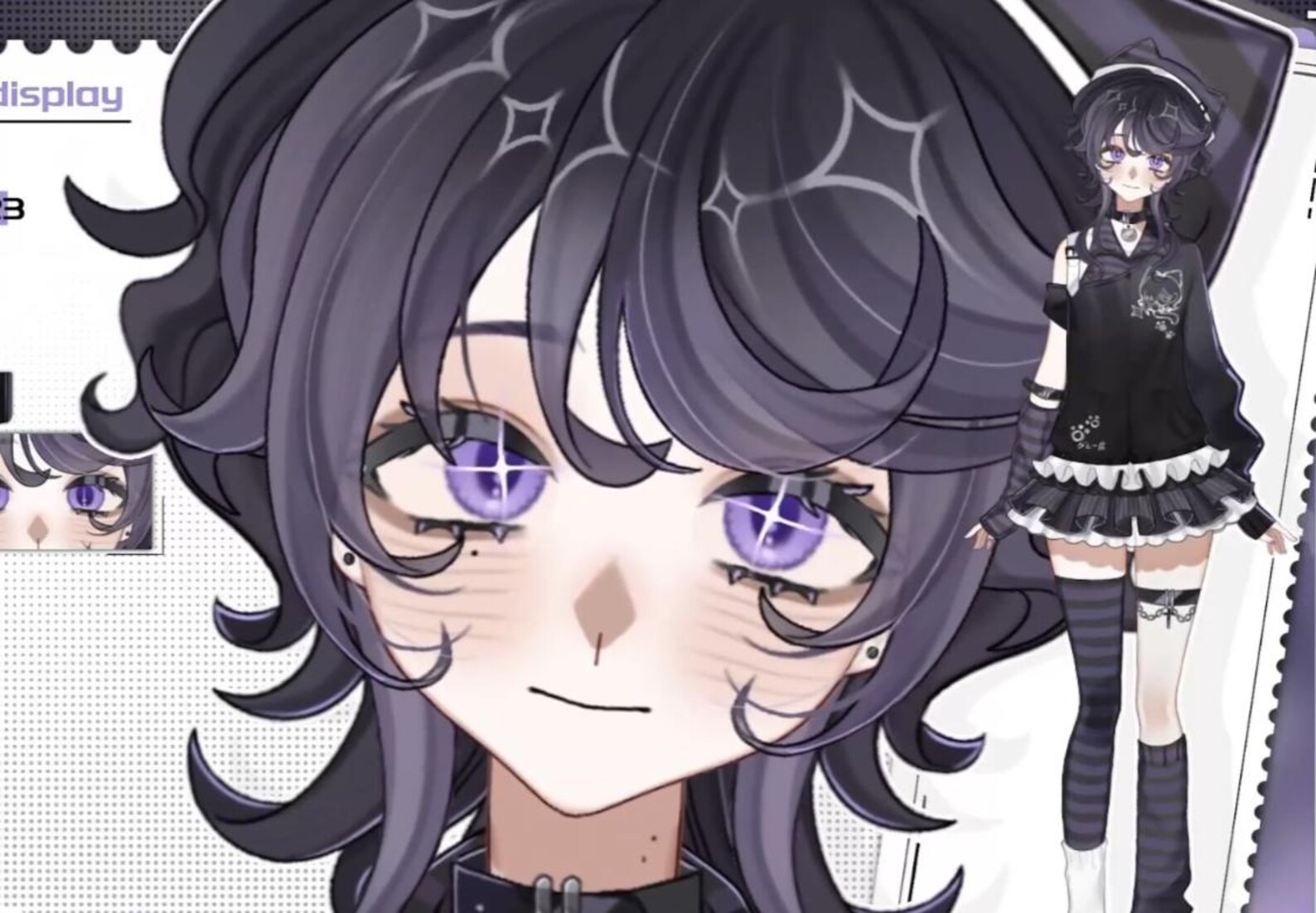 Mari Fujiki Live2d Vtuber Model – Gothic Rocker, Full Body Rig - Etsy