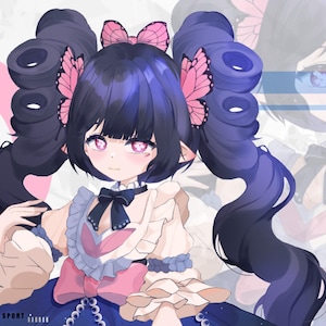 Lilith - Live2D VTuber Model – Full Body, Ready to Stream