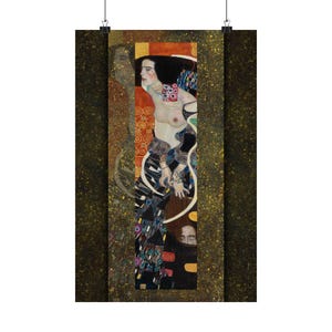 Judith II - Póster vertical artístico mate - Diseño abstracto moderno para la decoración del hogar