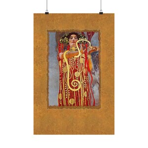 Gustav Klimt - Medicine - (1900-1907) - Hygeia Detail - Artistic Matte Vertical Posters