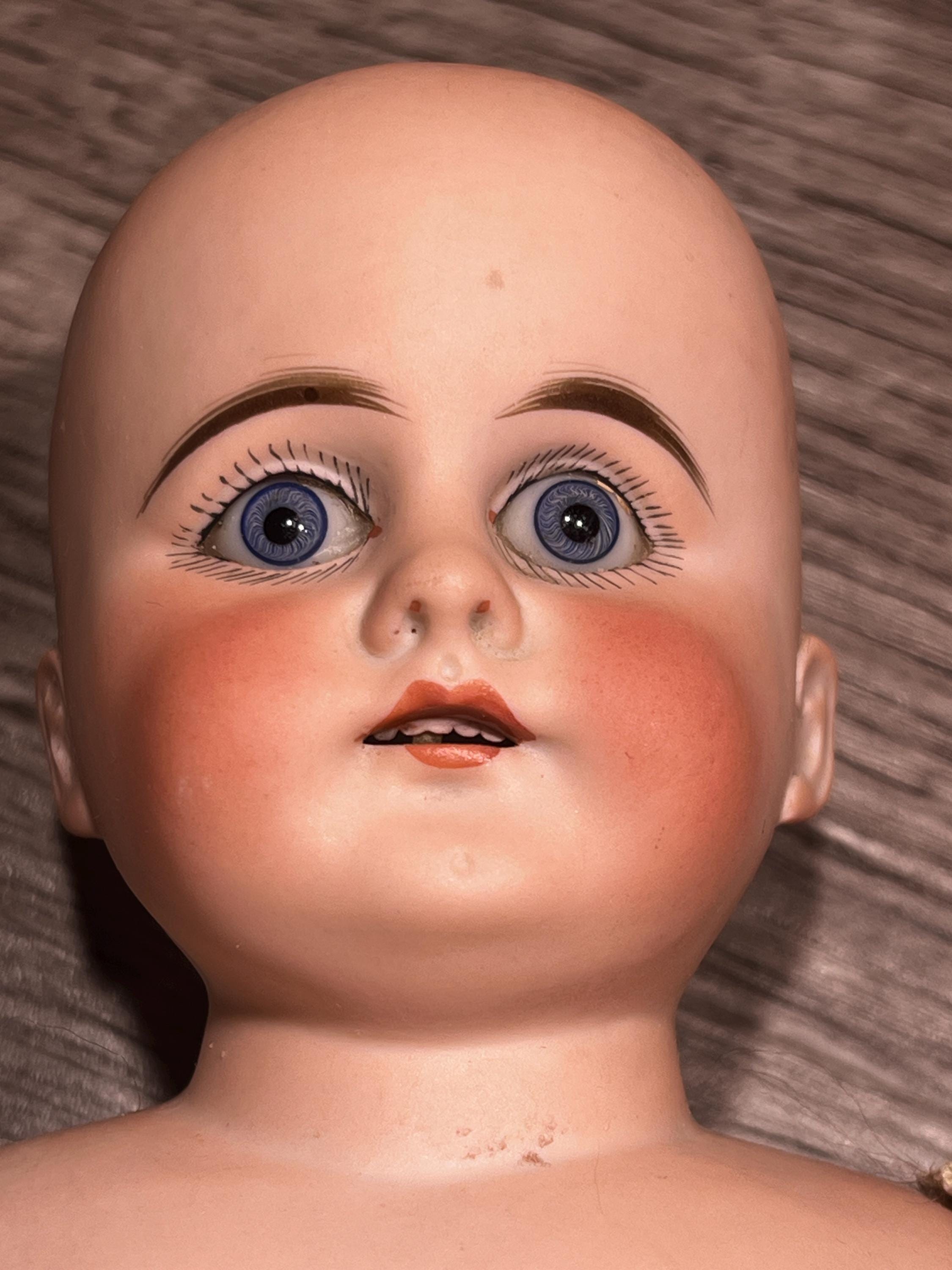 アンティーク ビスクドール オールビスク ドイツ アンティークドイツ製ビスクドール、1900年以前 — 16インチ - Etsy 日本