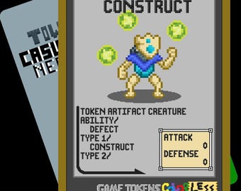5 Defect Construct Tokens inspired by Slay the Spire - Game Tokens Color - Magic The Gathering
