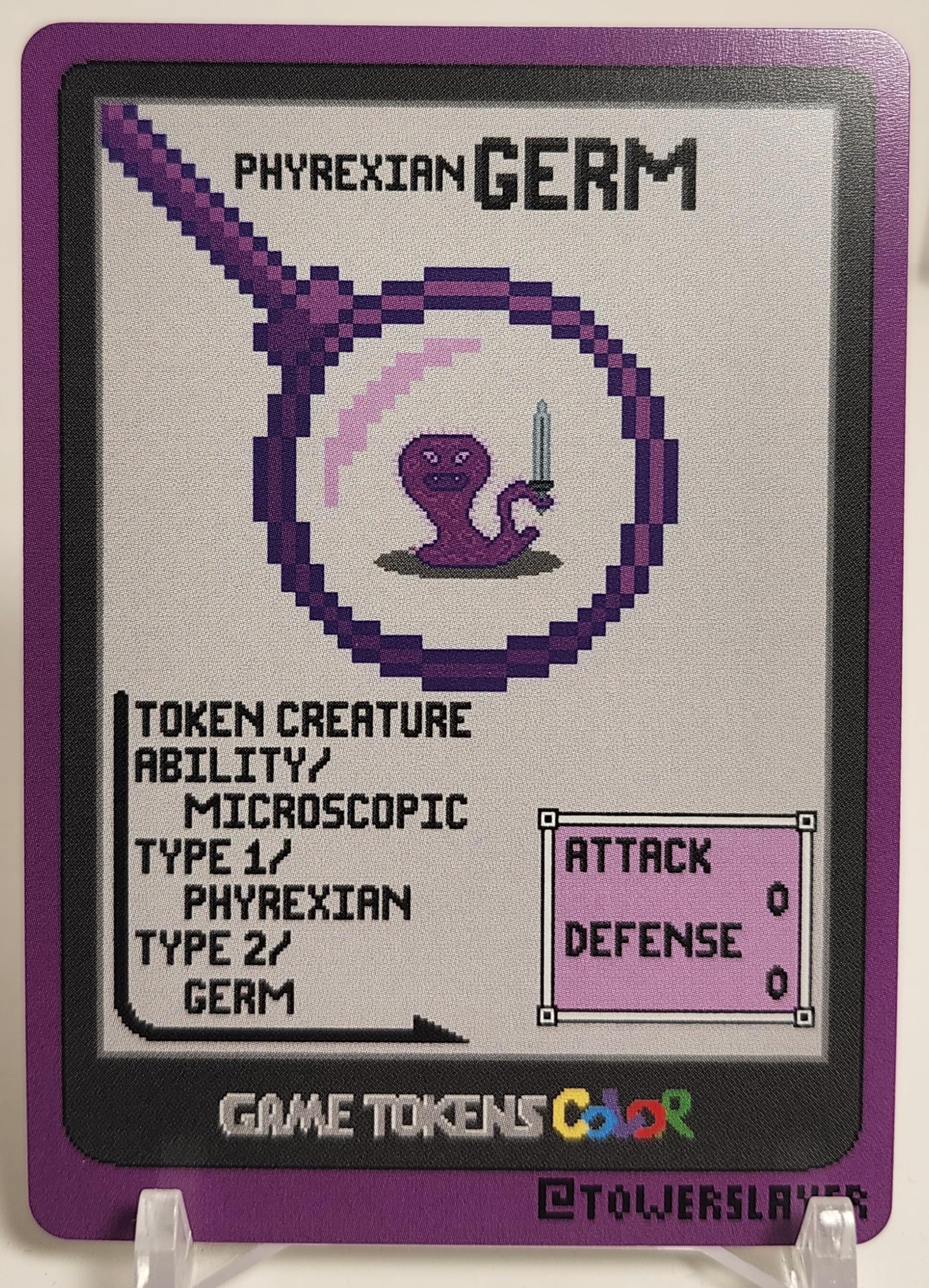 Tokens Game Color 5 Germ Tokens - Game Tokens Color - Magic the Gathering - Etsy