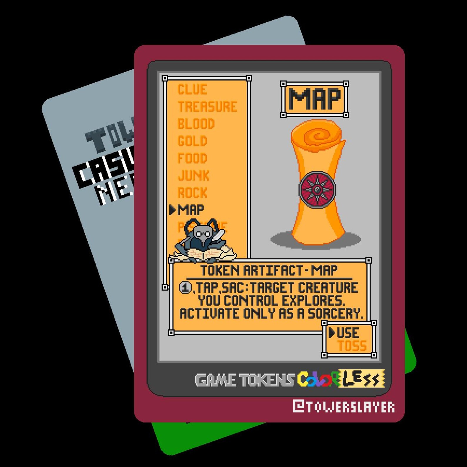 5 Map Tokens Inspired by Hollow Knight - Game Tokens Color - Magic the ...