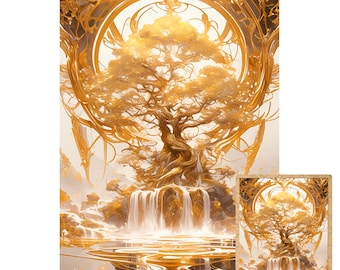 Elegant Kintsugi-pussel | Handgjort träpussel inspirerat av japansk estetik | Konstgåva i begränsad upplaga | Meditationsdekor