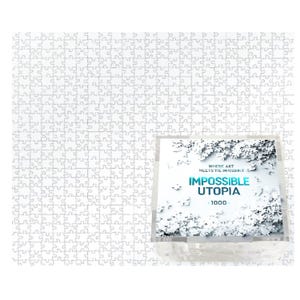 Puzzle Impossible Utopia – Clear Impossible Puzzles | Extreme Jigsaw for Adults | False Edges, Unique Pieces, Ultra Hard Challenge 1000