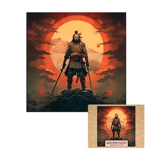 Handcrafted Japan Puzzle | Samurai Traditional Temple & Sakura Jigsaw | Premium Wooden Puzzle for Collectors jigsaw japanese culture