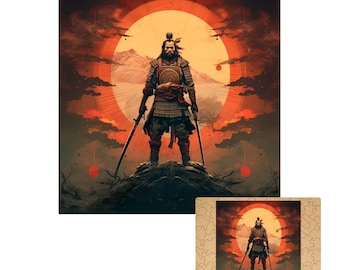 Handcrafted Japan Puzzle | Samurai Traditional Temple & Sakura Jigsaw | Premium Wooden Puzzle for Collectors jigsaw japanese culture