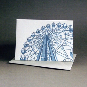 Ferris Wheel Letterpress Card image 2