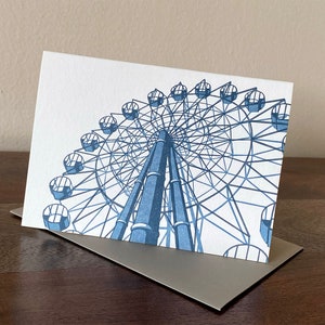 Ferris Wheel Letterpress Card image 1