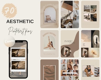 Aesthetic Pinterest Pin Templates Pinterest Templates Canva Pinterest Pin Design Pinterest Marketing Pins Canva Pinterest Guide