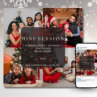 Greenhouse Mini Session Marketing Templates, Green House Mini Session ...