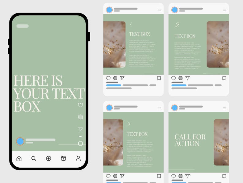 60 Instagram Carousel Templates Minimalist Canva Posts Aesthetic Canva ...