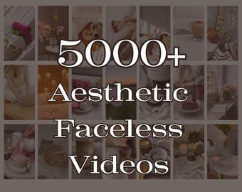 5000+ Faceless Reels & Videos Bundle | Aesthetic, Text Reels, Melanin, Pink Coquette, Luxury, Travel and Real Estate | MRR + PLR