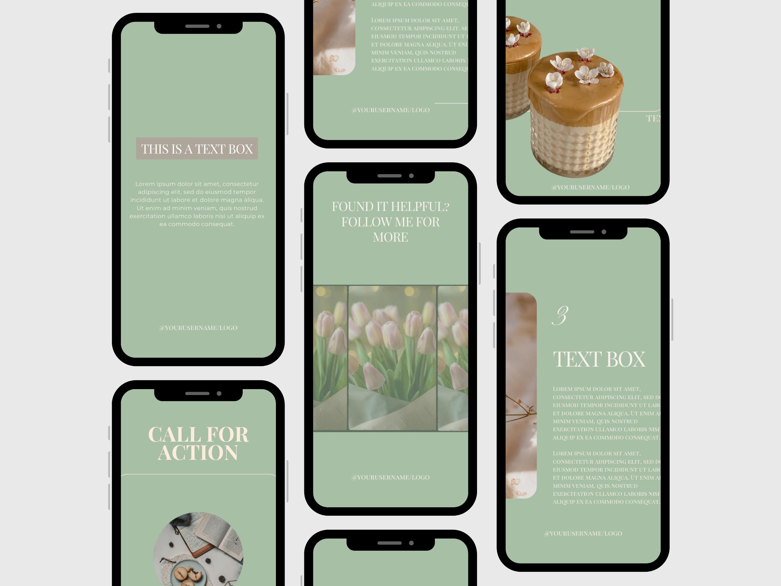 60 Instagram Carousel Templates Minimalist Canva Posts Aesthetic Canva ...