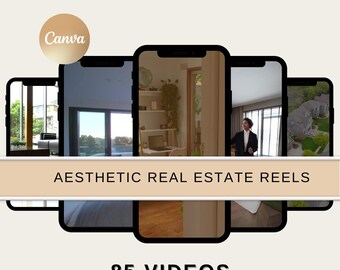 Real Estate Reels Canva Video Templates for Realtors Real Estate Video Reel Real Estate Social Media Real Estate Marketing Realtor Instagram