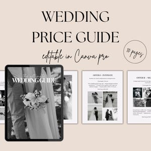 Wedding Photography Pricing Guide Template