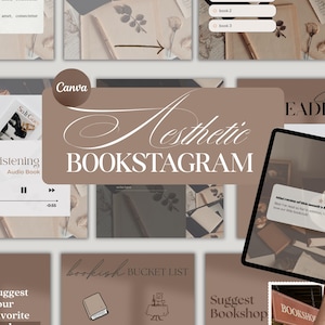 Bookstagram Template Viral Aesthetic Bookstagram Templates Bookstagram Booktok Book Lover Social Media Post Bookish Instagram