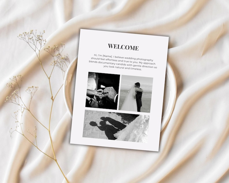 Wedding Photography Pricing Guide Template