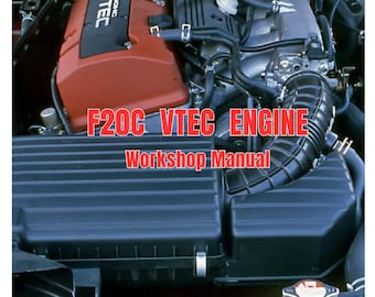 F20C エンジン整備マニュアル　S2000 ホンダS2000用ホンダF20C VTECエンジン整備マニュアル（PDFファイル