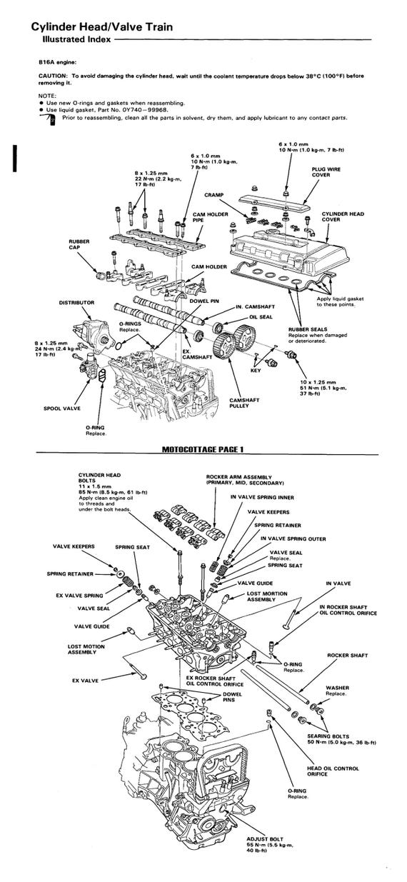 Honda B16A VTEC Engine Service Manual, 9:16 WIDESCREEN PDF