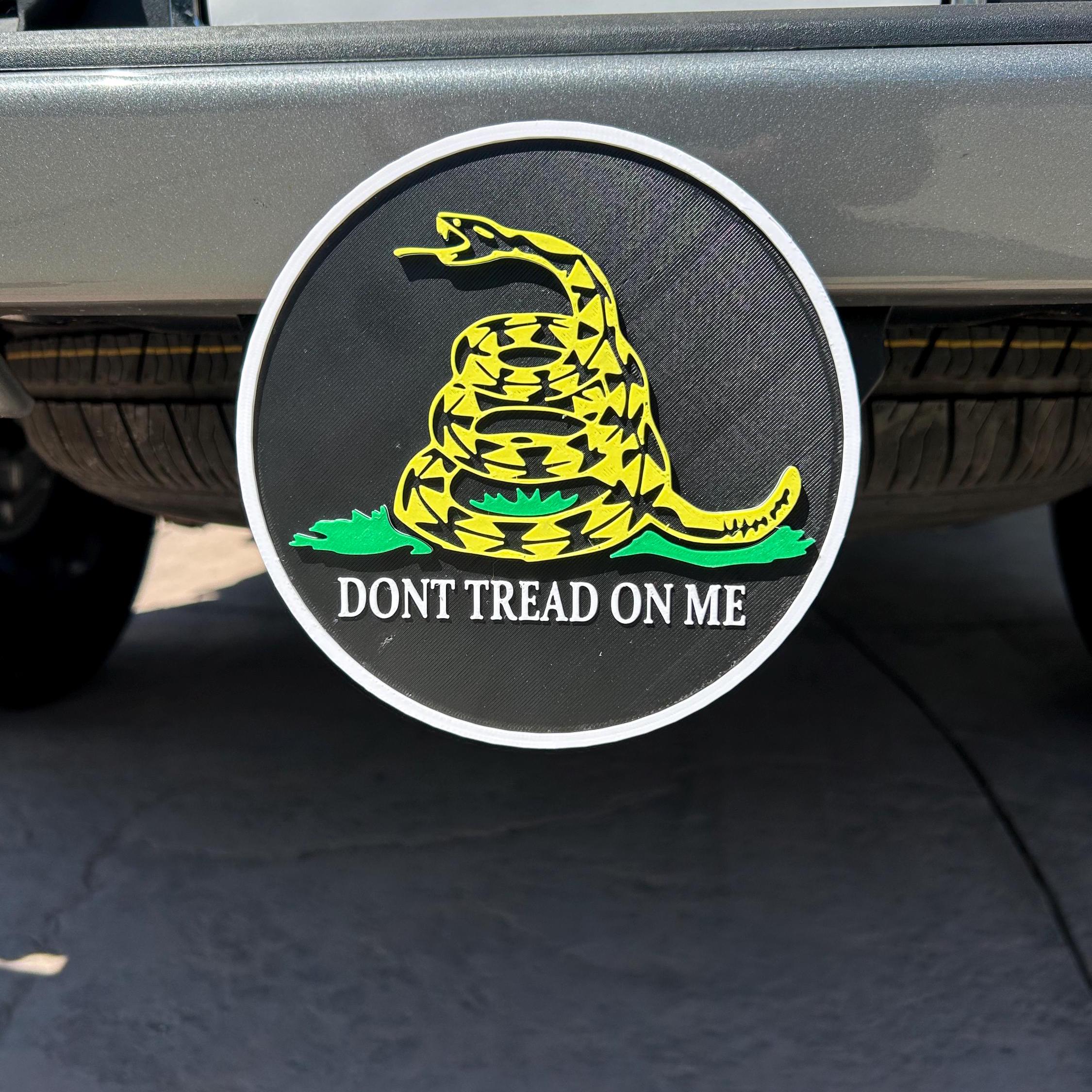 Aazon.co: BilletVault Don'T Tread ON, Gadsden Flag Trailer Hitch...