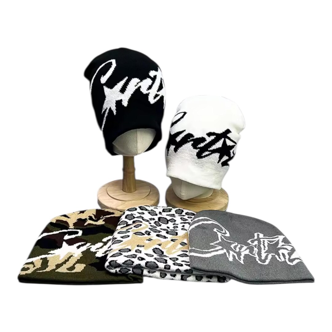 ✨NEW Camouflage and Leopard Print Beanie Epoch Leopard Camo Beanie Knit Hat Camouflage | eBay main image 3