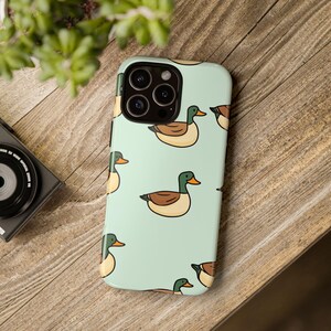 Doodle Duck Phone Case, Iphone 16 Case for Him, Galaxy Phone Case for Her, Pixel Phone Case, Samsung Phone Case, Galaxy s24 Case