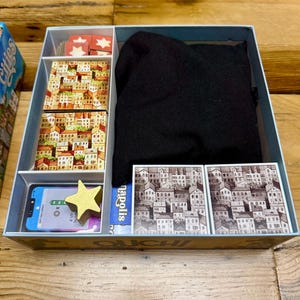 Cities Board Game Insert